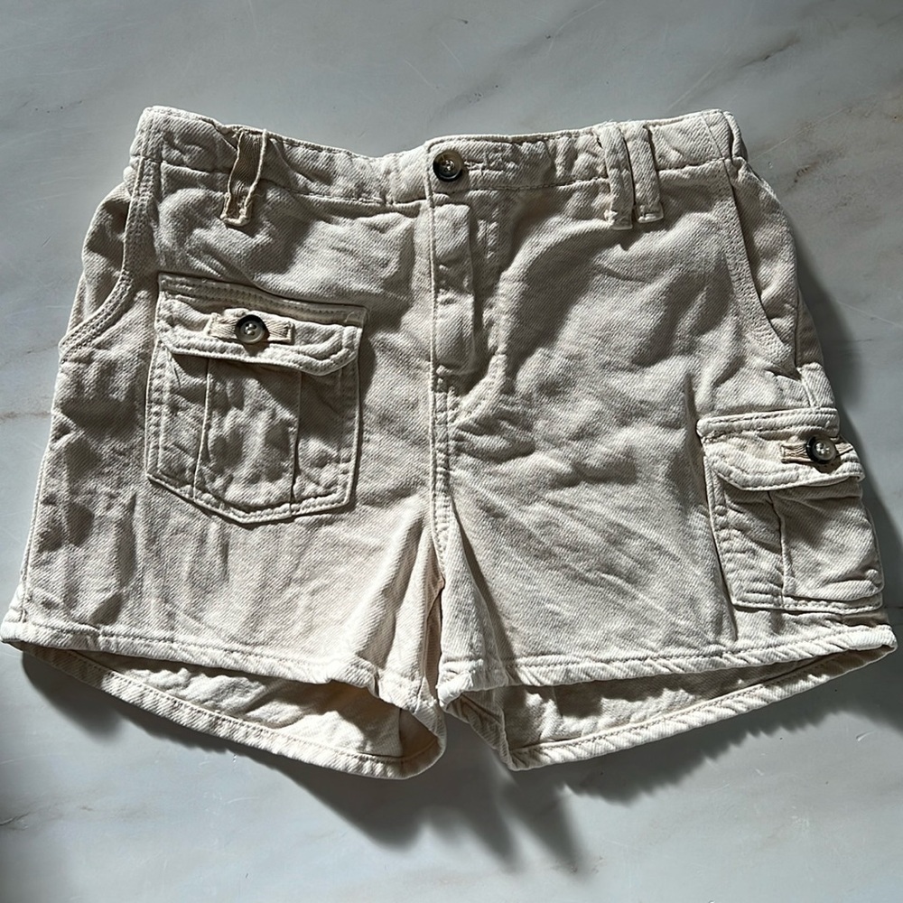 Zara Kids Cream Denim Shorts!